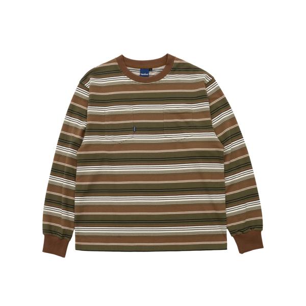 [INTERBREED] French Terry Striped Tee(BR)