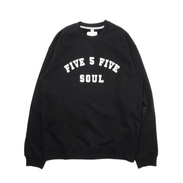 [TRIPLE FIVE SOUL] HERITAGE ARCH CREWNECK SWEAT(BK...