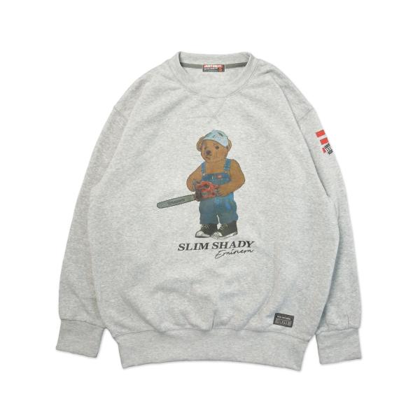 [MANIC DEE] SS BEAR T/C CREW SWEAT