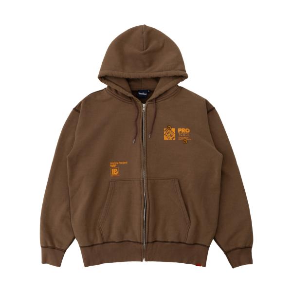 [INTERBREED] WIP Faded Zip Hoodie(BR)