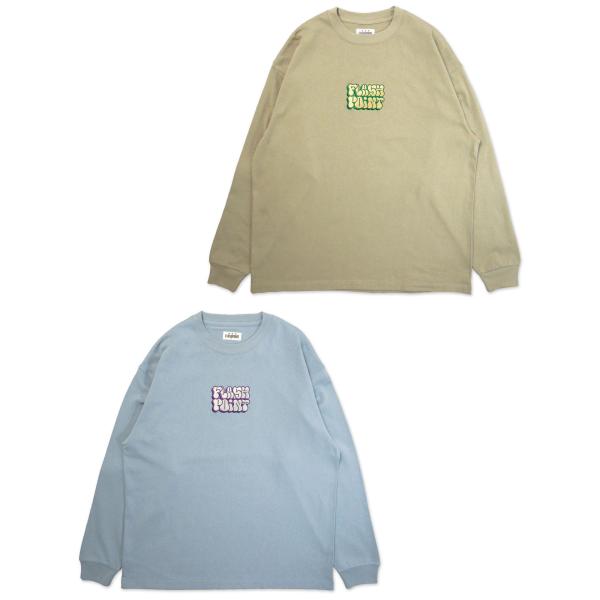 [FLASH POINT] BOMB EMB Magnum Weight Big L/S TEE(A...
