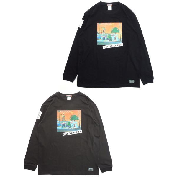 [MANIC DEE] RAE SPARKLE ILLUST PATCH L/S TEE
