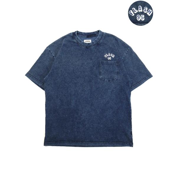 [FLASH POINT] FLASH 95 ARCH LOGO VINTAGE POCKET TE...
