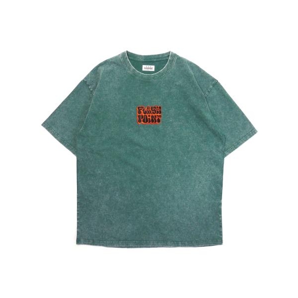 [FLASH POINT] BOMB EMB LOGO CHEMICAL WASH TEE