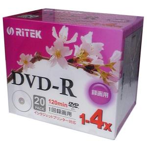 RITEK DVD-R アナログ録画用 4倍速対応 インクジェットプリンタ対応ホワイト