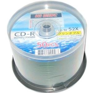 600枚まとめ買い☆ HIDISC CD-R 50枚スピンドル 52倍速