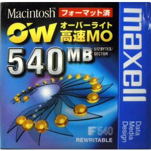 maxell 3.5インチ 対応高速 MOディスク Macフォーマット済