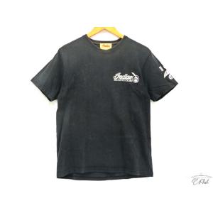 インディアン Indian Tシャツ　プリント　バックプリント　半袖　Black　 M