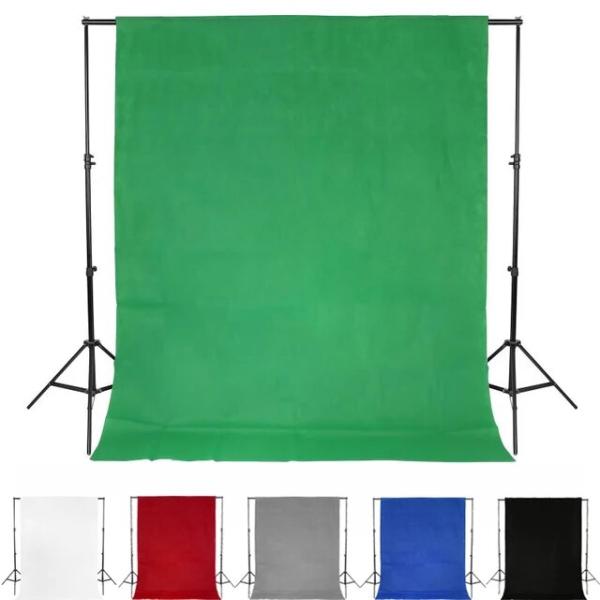 写真スタジオの背景,1.5x2m,不織布,無地,緑色の画面,ビデオ用