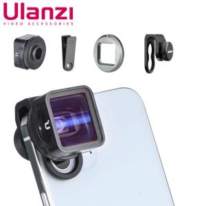 Ulanzi-iPhone 15, 14, 13, 12 pro,samsung max,1.55x映画用のスーパーワイドアナモルフィックレンズキット｜flat-store