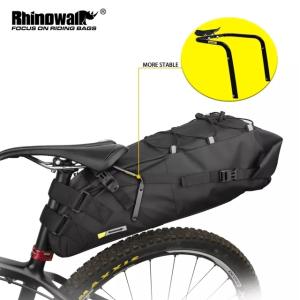 Rhinowalk-自転車バッグ10l-13l,自転車とスタビライザー用,防水,大容量,サドルバッグ,バイク用｜flat-store