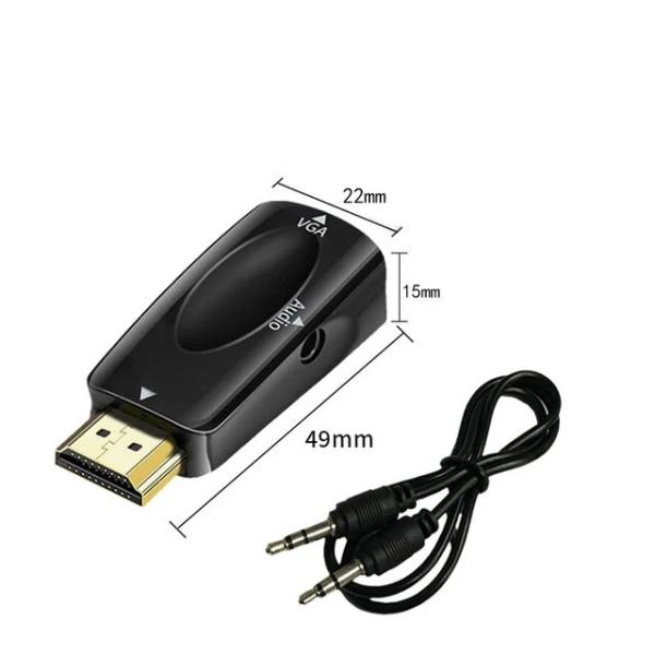 Hdmi-vgaアダプターと互換性があり,オスからメスへのコンバーター,hd 1080p,pc,ラッ...