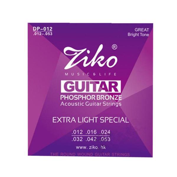 Ziko dp012-053アコースティックギター弦部品リンブロンズ楽器アクセサリー