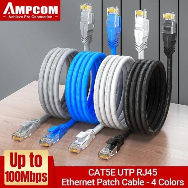 Ampcom rj45イーサネットケーブル,Cat5e LANケーブル,rj 5e,45ネットワーク...