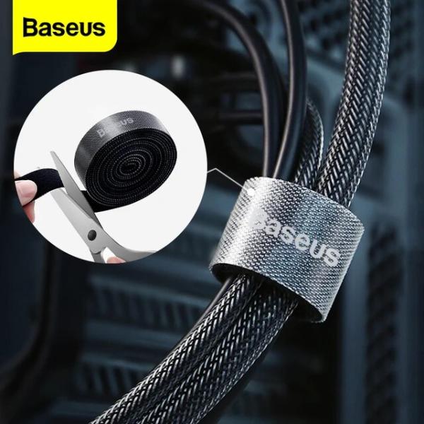 Baseusケーブルオーガナイザーワイヤーusbケーブル管理充電器iphoneマウスイヤホンケーブル...