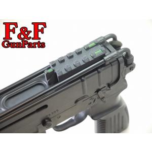 東京マルイ Vz61スコーピオン AEG対応 集光ファイバー付20mmトップレール