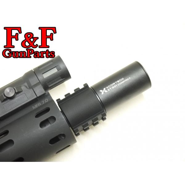 XCORTECH XT301対応 14mm逆ネジアダプターカバー(20mmレール付Ver)