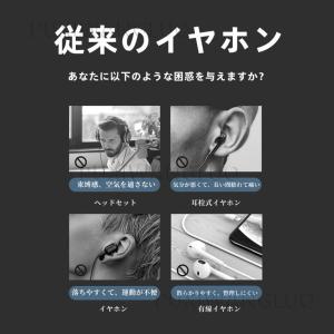 ワイヤレスイヤホン 2023最新 骨伝導Blu...の詳細画像1