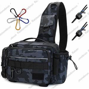 フィッシングバッグ5WAY 正規品 ロッドベルト 釣りバッグ 防水 タックルバッグ 多機能 大容量 ランガンバッグ