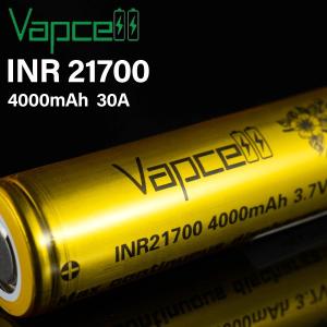 VAPCELL INR21700 4000mah 30A 40T 電子タバコ vape バッテリー バップセル べイプセル 21700 ☆ VAPCELL INR21700 4000mah 30A 40T