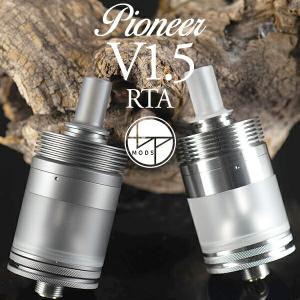 BPMODS Pioneer V1.5 RTA ビーピーモッズ パイオニア V1.5 RTA 電子タバコ vape アトマイザー RBA 直径22mm RTA シングルビルド MTL 味重視 DL ハイエンド｜flavor-kitchen