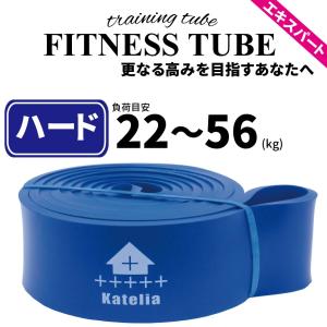 トレーニングチューブ フィットネスチューブ エクササイズバンド ゴム チューブ 体幹 インナーマッスル トレーニング ダイエット ブルー 青色 【送料無料】｜flavor9