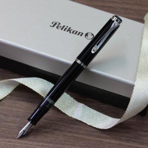 Pelikan(ペリカン) 万年筆 クラシック ブラック プレゼント ギフト 就職 御祝 誕生日 記念品｜flavor