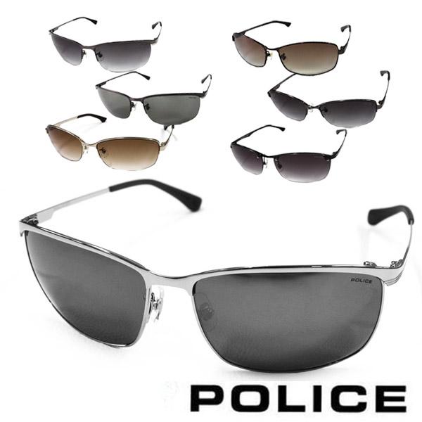 POLICE ポリス サングラス メンズ ブランド 紫外線カットサングラス スクエア型 UVカット