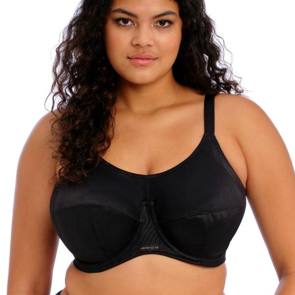 グラマーサイズ 大きいサイズ スポーツブラ Energize by Elomi 日本サイズE〜Pカッ...