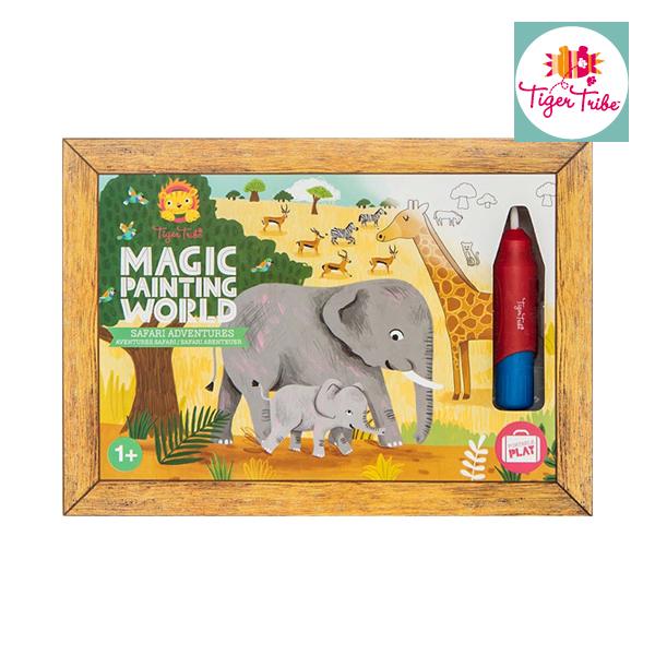 正規品 Tiger Tribe（タイガー トライブ） 水で浮き出るマジックペイント サファリ ぬりえ