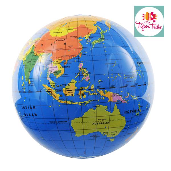 正規品 Tiger Tribe（タイガートライブ） ビーチボール地球儀 30cm