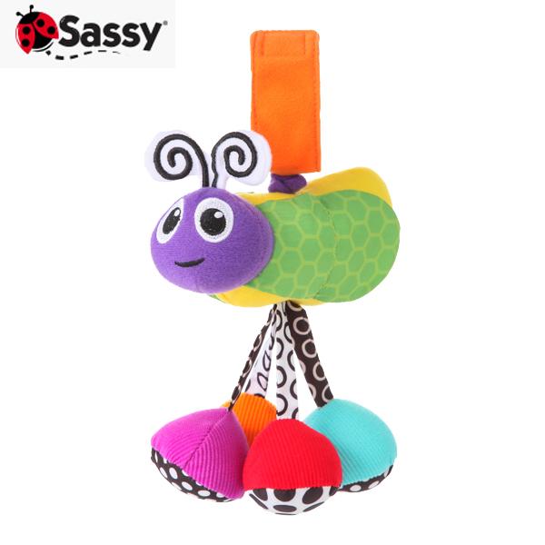 正規品 Sassy（サッシー） ラトル ぶるぶるバグ ジッター・バグ パープル