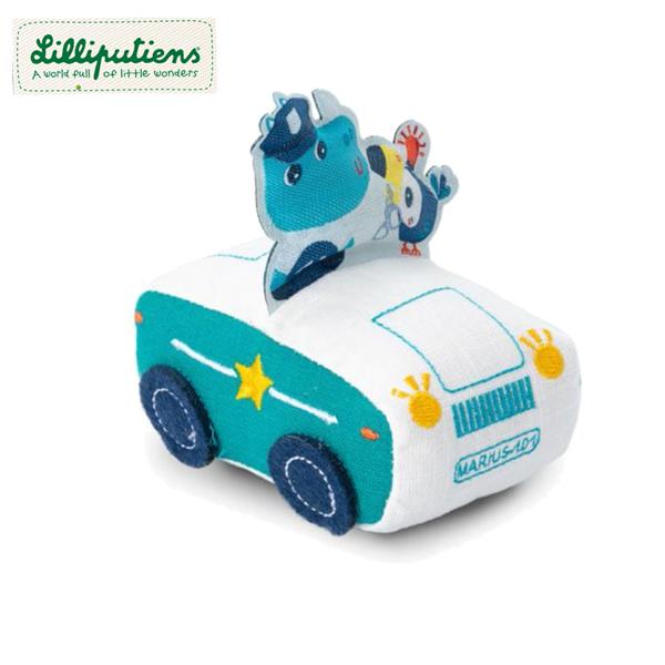 車のおもちゃ プルバックカー サイのマリウス リリピュション ハーフバースデー 布製おもちゃ 誕生日...