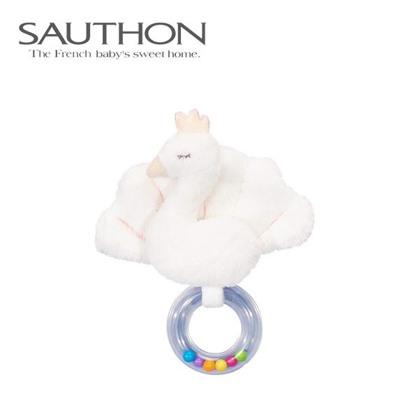 ぬいぐるみ ラトル スワン ソトン おもちゃ 赤ちゃん ラトル ベビー 0歳 出産祝い ファーストト...