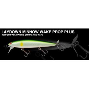 新品 ノリーズ レイダウンミノー・ウエイクプロッププラス LAYDOWN MINNOW WAKE P...