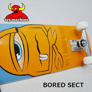 スケートボード コンプリート  TOY MACHINE トイマシーン  BORED SECT  ship1 純正品｜fleaboardshop01