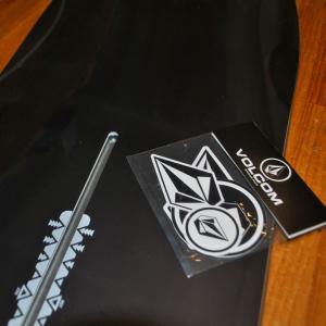 ボルコム ステッカー volcom   Stone Sticker Pack - Black White　(5枚入り)