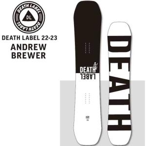 22-23 DEATH LABEL デスレーベル スノーボード  【 ANDREW BREWER 】   ship1｜fleaboardshop01