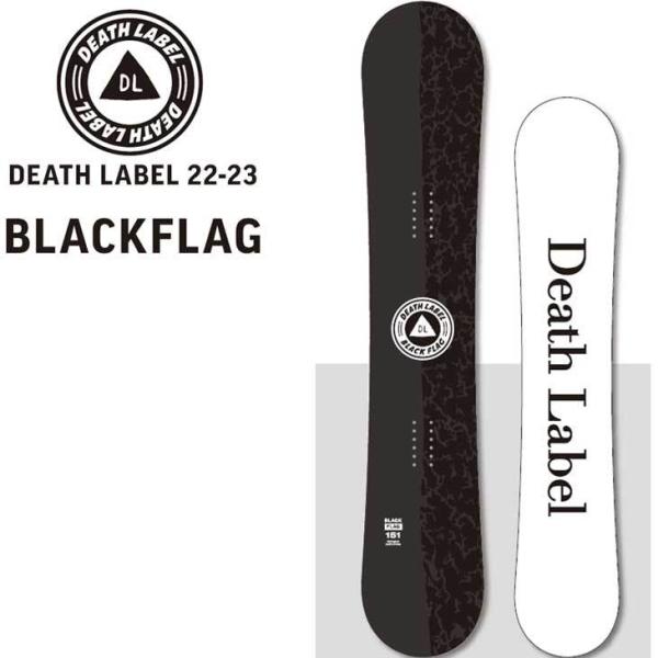 22-23 DEATH LABEL デスレーベル スノーボード  【 BLACKFLAG 】ブラック...