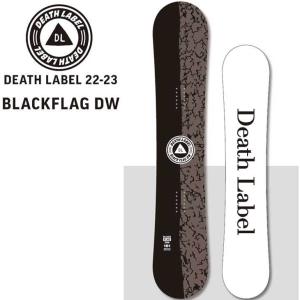 22-23 DEATH LABEL デスレーベル スノーボード  【 BLACKFLAG DW 】ブラックフラッグ ディーダブリュー   ship1｜fleaboardshop01