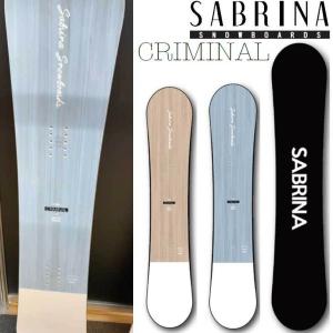 22-23 SABRINA サブリナ スノーボード CRIMINAL クリミナル   ship1【返品種別OUTLET】｜fleaboardshop01