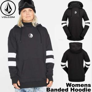 22-23 VOLCOM ボルコム レディース 撥水 パーカー  WOMENS BANDED HOODIE H4152307  ship1｜fleaboardshop01