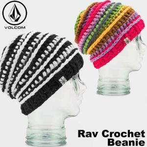 22-23 VOLCOM ボルコム ビーニー  Rav Crochet Beanie ニット帽   J5852301 ship1｜fleaboardshop01