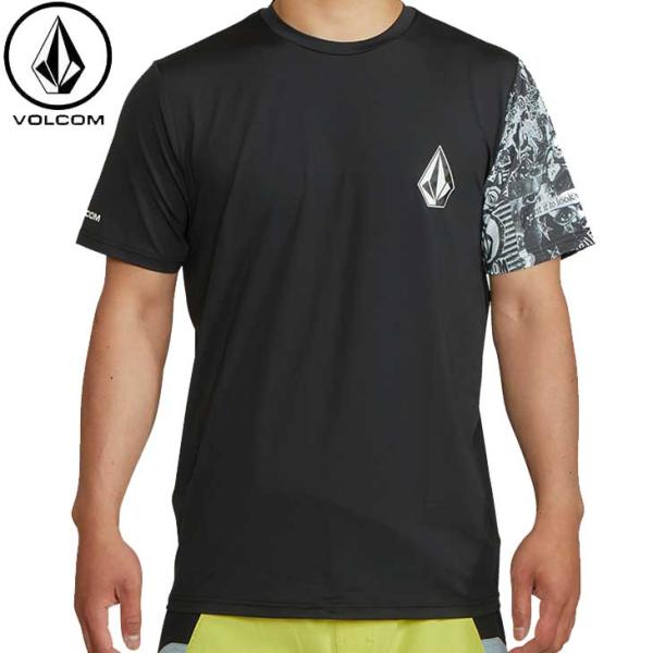 ボルコム VOLCOM ラッシュガード 半袖 メンズ 2023春夏  JPN COLLAGE SS ...