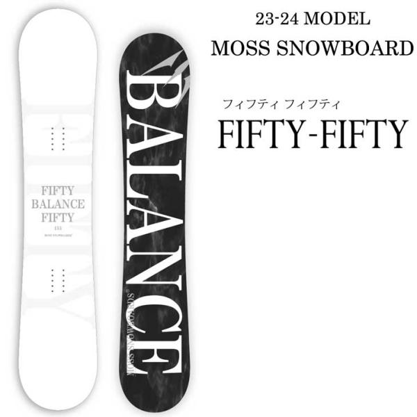 23-24 MOSS SNOWBOARDS モス スノーボード   FIFTY-FIFTY フィフテ...