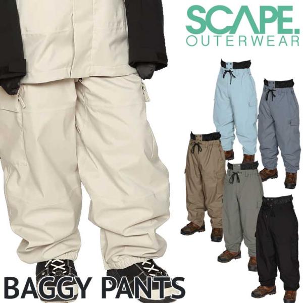 23-24 SCAPE エスケープ ウェアー メンズ レディース   UNISEX / BAGGY ...