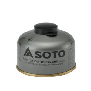 SOTO ソト バーナー ガス ボンベ SOTO （OD缶） SOTO パワーガス105トリプルミックス【SOD-710T 】｜fleaboardshop01