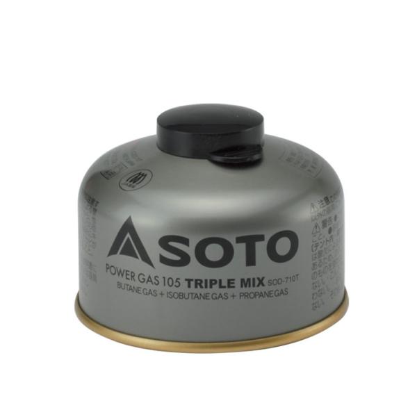 SOTO ソト バーナー ガス ボンベ SOTO （OD缶） SOTO パワーガス105トリプルミッ...