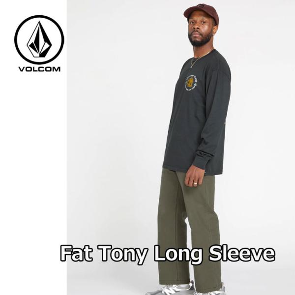 ボルコム VOLCOM ロングTシャツ  長袖 V ENT Fat Tony Long Sleeve...