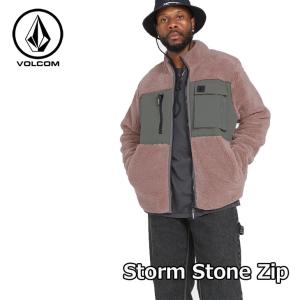 ボルコム VOLCOM フリース ジャケット   Storm Stone Zip   A4842300 ship1｜fleaboardshop01